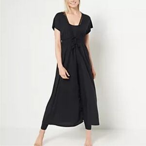 Belle Beach by Kim Gravel Slub Knit Front Tie Coverup